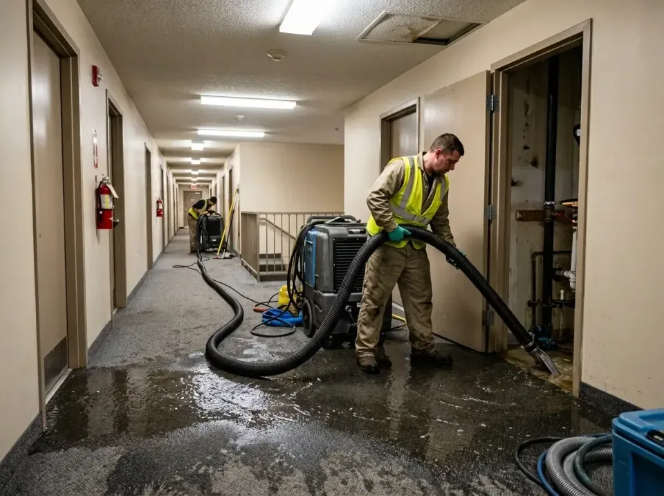 multi-unit-apartment-hallway-f-005 — frequently asked questions, Emergency Burst Pipe Water Extraction & Removal in Ypsilant…